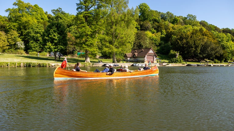 Liddesdale on the water at Boating at Cliveden